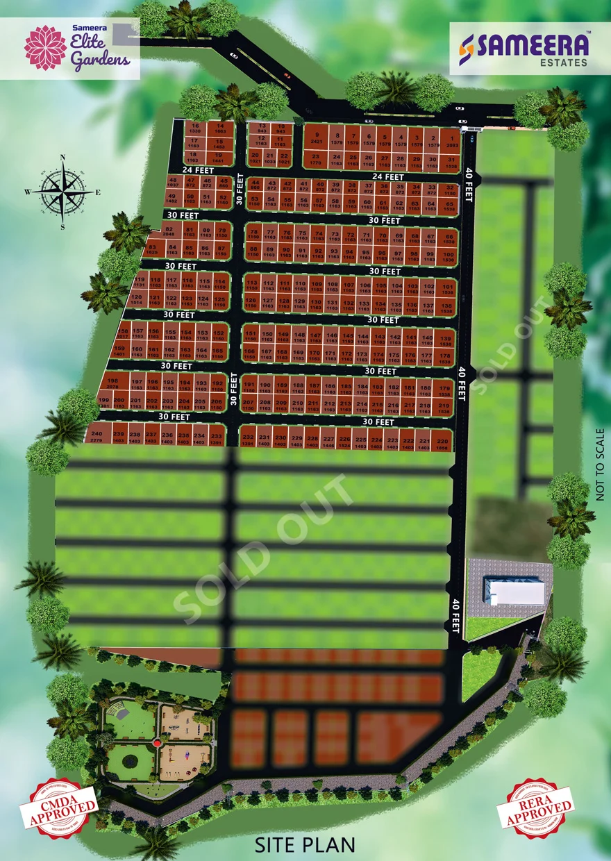 Sameera Elite Gardens | Site Plan